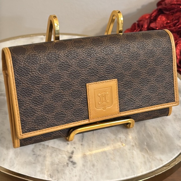 Celine Monogram long Bifold wallet clean interior in good condition beautiful. - Picture 2 of 16